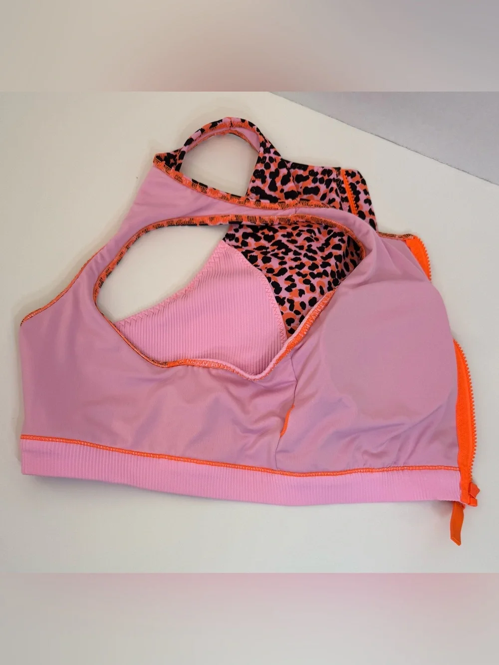 Fabletics women’s zip front  bikini top size L - Picture 7 of 9